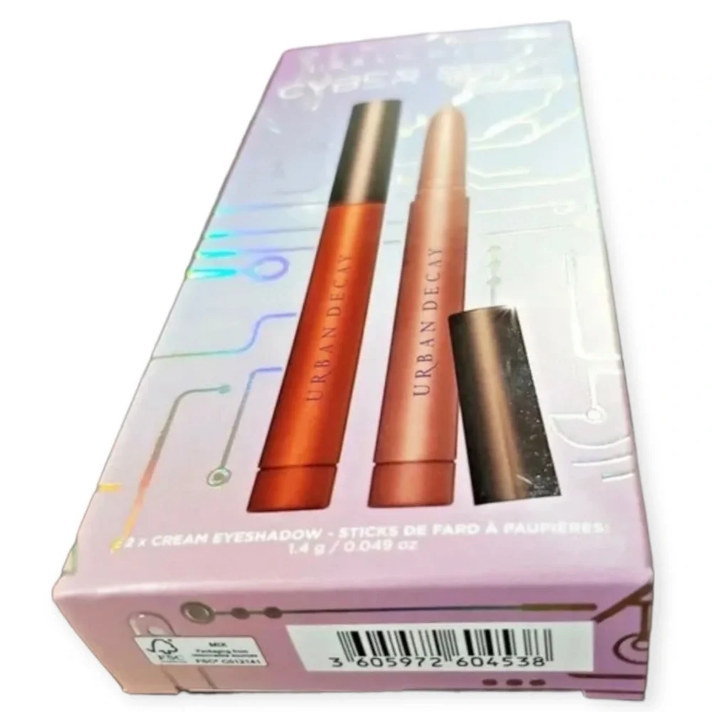 URBAN DECAY Cyber Shift Eyeshadow Stick Duo Neutral 24/7 Popoff & Hardfall